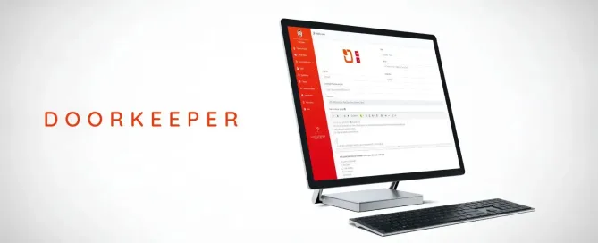mockup interfaccia Doorkeeper